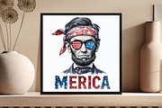 Merica 4th of July Clipart, an Illustration by DreamCafeArt (Thumbnail 5 of 7)