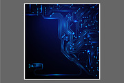 -50% Circuit boards backgrounds set, a Background Graphic by frost_newt (Thumbnail 6 of 11)