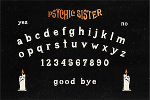 Psychic Sister Mystical Font Duo