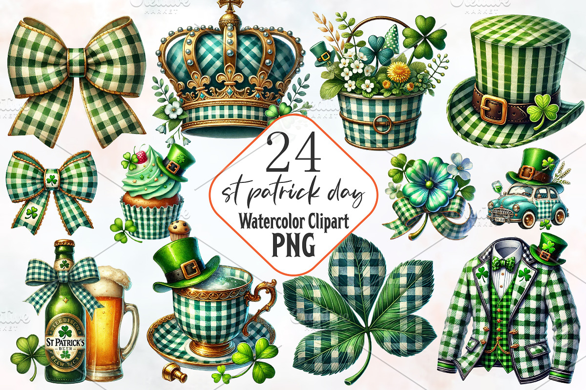 St Patrick's Day Sublimation Bundle, an Illustration by RobertsArt (Photo 1 of 7)