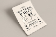 Retro Wine Tasting Event Flyer, a Flyer Template by Guuver (Thumbnail 2 of 3)