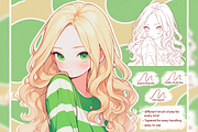 Soft LineArt Brushes for Procreate, a Brush Add-On by Disyukov (Thumbnail 4 of 8)