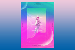 Atmosphere Beats Flyer Poster