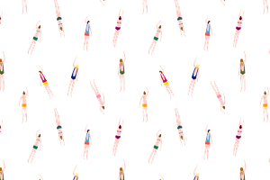 Swimmers In The Pool Pattern