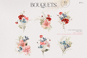 Floral Fragrance, watercolor flowers, a Texture Illustration by ollalya (Thumbnail 3 of 15)