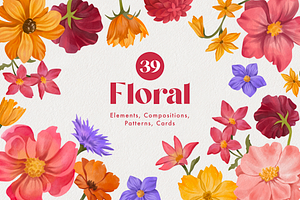 Watercolor Floral Collection