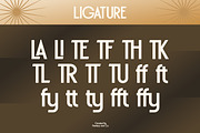 Laritza - Retro Display Font, a Font by Flawless And Co (Thumbnail 10 of 10)