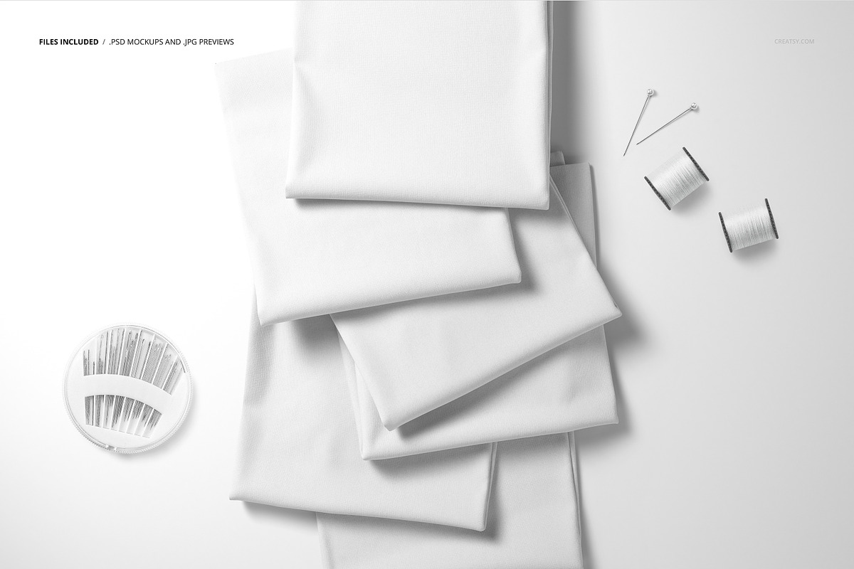 Folded Fabrics Mockup 29/FF v.6, a Product Mockup by creatsy5 (Photo 2 of 8)