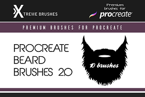 Procreate Beard Brushes 2.0