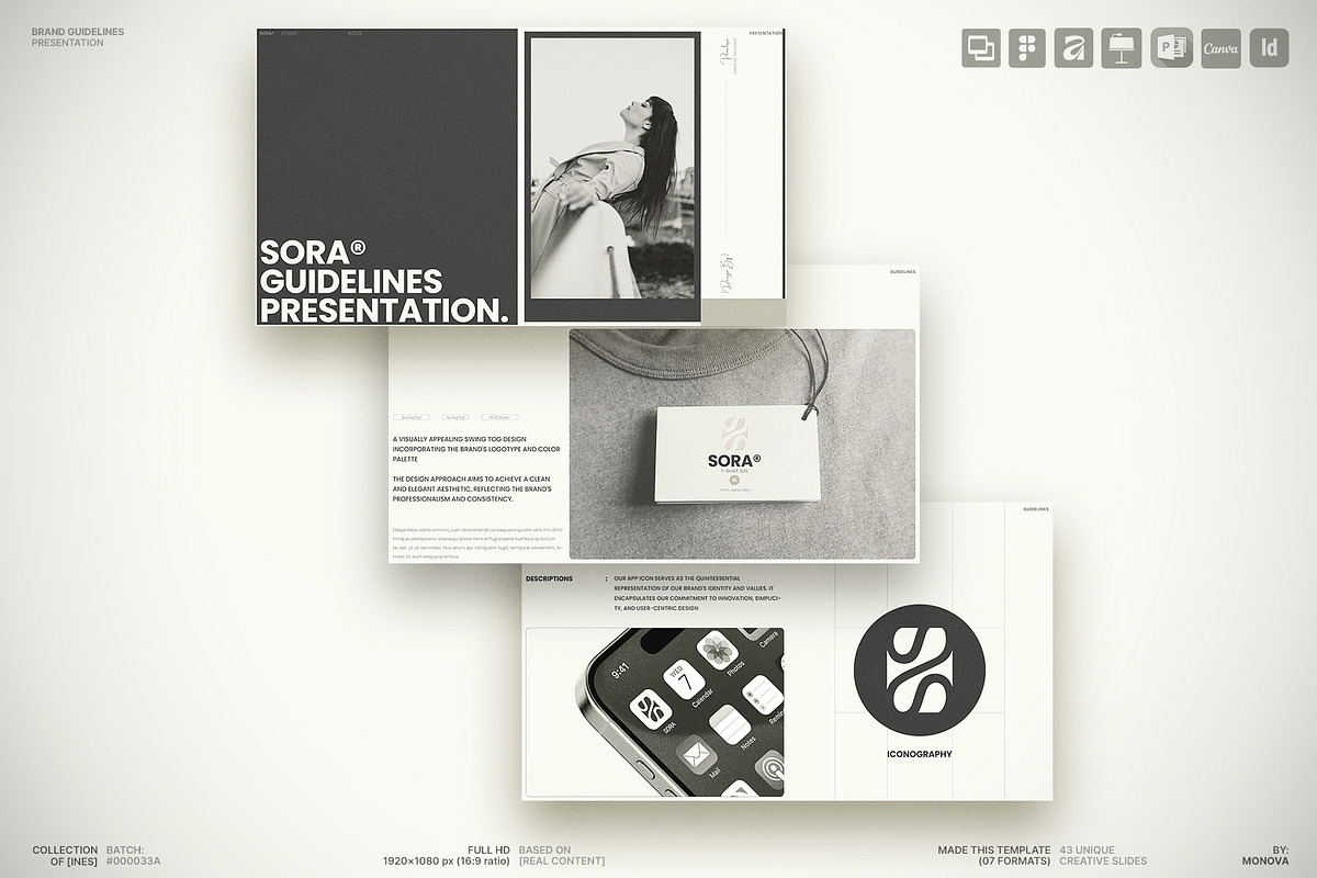 Brand Guidelines Presentation Design, a Presentation Template by Studio Monova (Photo 2 of 22)