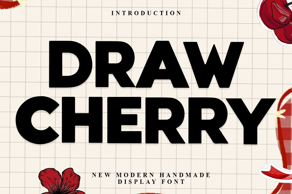 Draw Cherry, a Script Font by FreshTypeINK (Photo 1 of 8)