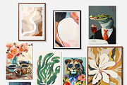 80 Artistic Botanical Prints Gallery, a Background Graphic by Muzi pear studio (Thumbnail 5 of 8)