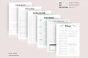 Ultimate Daily & Weekly Planner, a Stationery Template by Amit Debnath (Thumbnail 1 of 8)