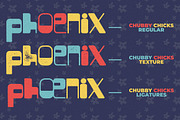 Chubby Chicks - Funky Display Font, a Font by PutraCetol Studio (Thumbnail 4 of 12)
