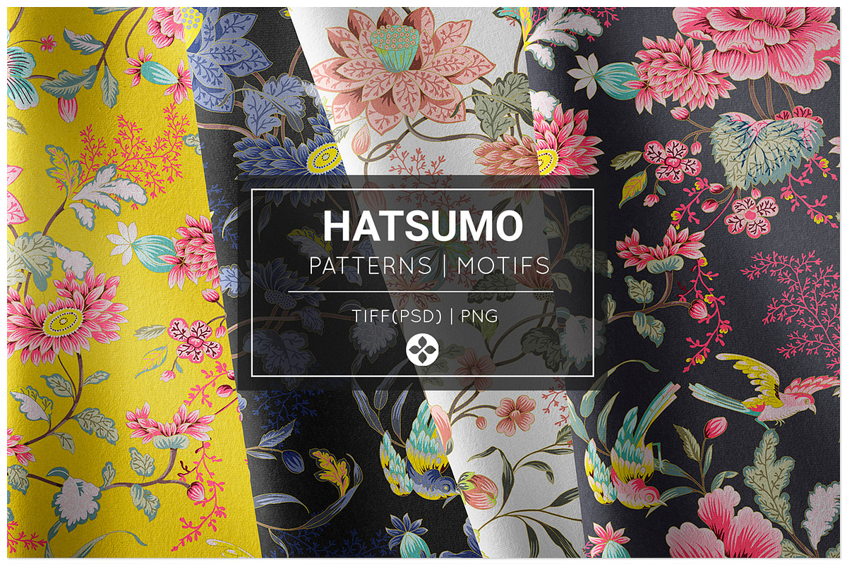 Hatsumo, Exquisite Oriental Patterns, a Pattern Graphic by Pink Linen (Photo 1 of 12)