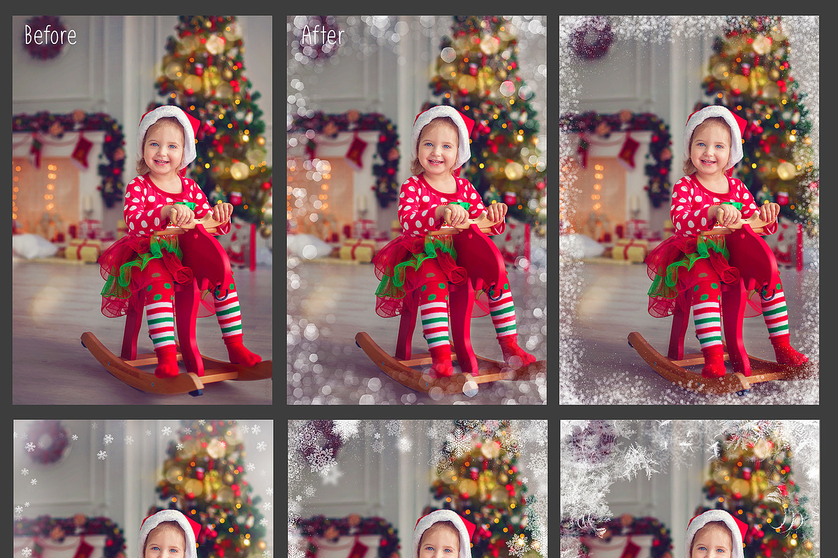 20 Christmas Photo Overlays, a Layer Style Add-On by MixPixBox (Photo 6 of 7)