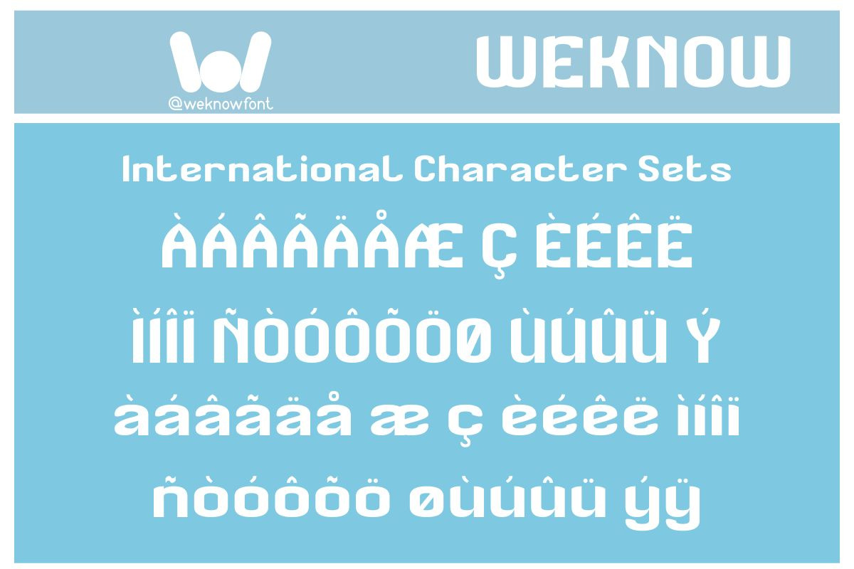 Creative Image font, a Sans Serif Font by weknow (Photo 8 of 8)