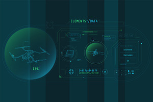 HUD Pro Infographic Elements