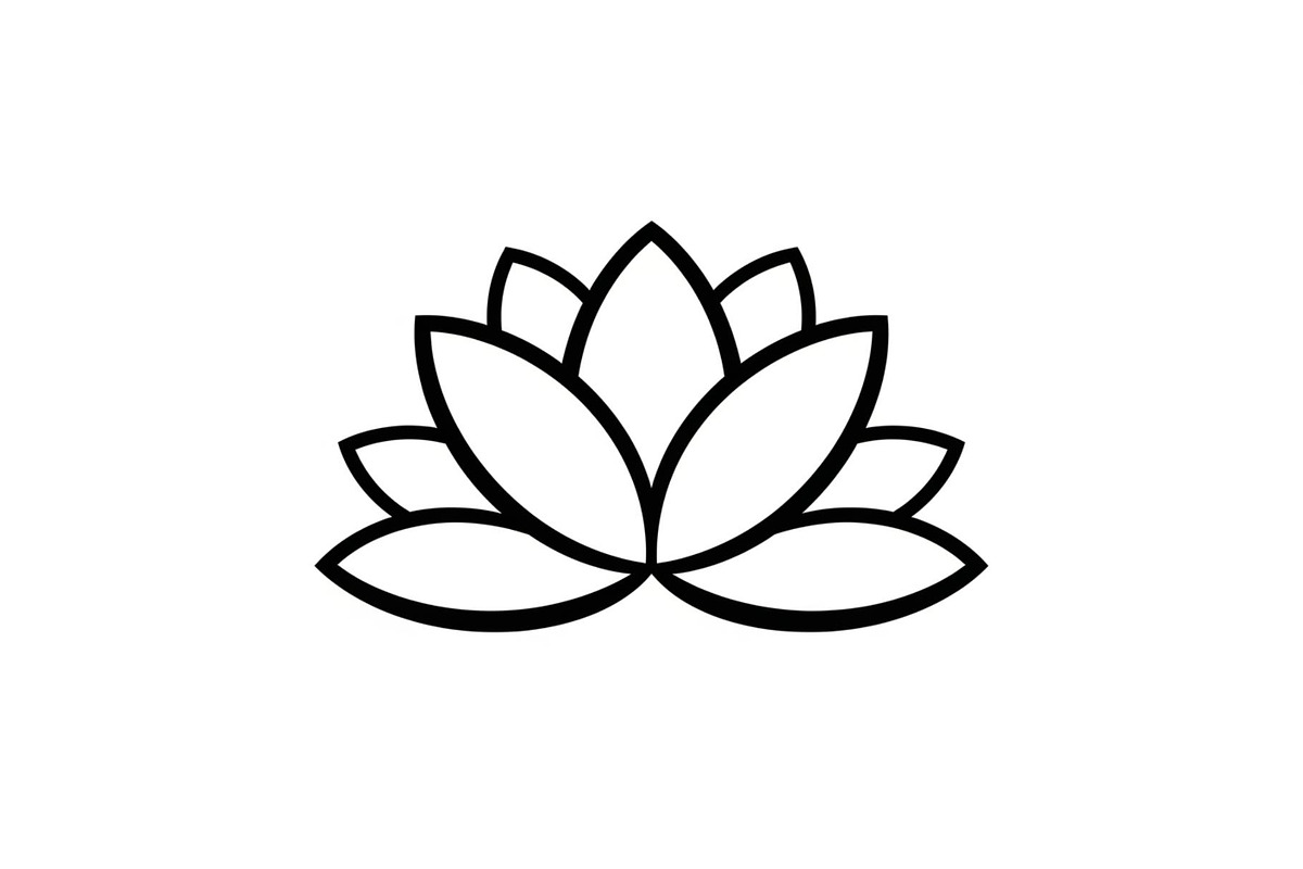 Lotus Flower Vector Icon Bundle, an Illustration by yasushie (Photo 29 of 51)
