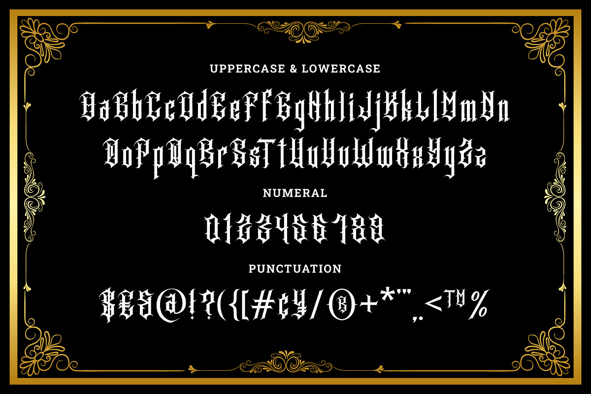 Cansetras - Blackletter Fonts, a Blackletter Font by Prioritype Co (Photo 8 of 10)