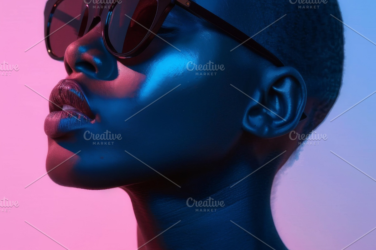 109 Fashion models in sunglasses, a Beauty & Fashion Photo by Handmadefont (Photo 5 of 113)