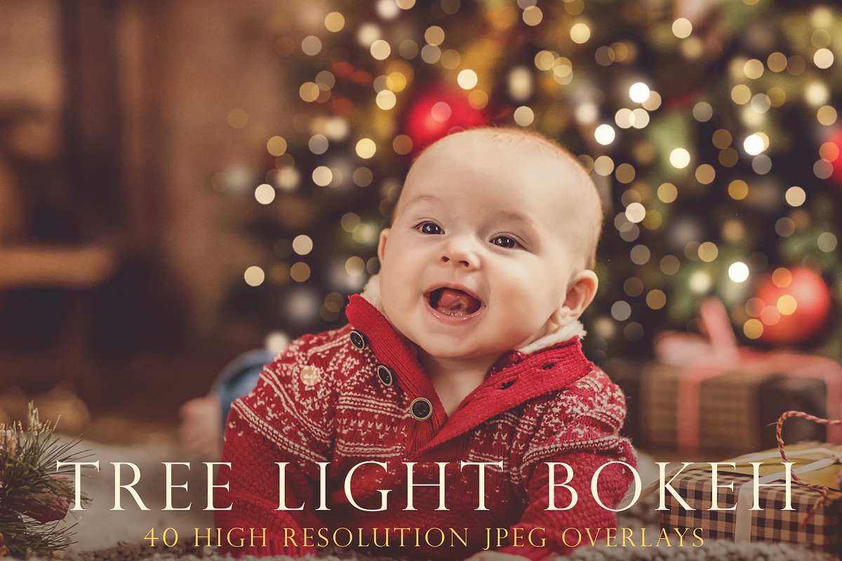 Christmas tree lights bokeh overlays, an Object Graphic by Paper Farms (Photo 1 of 8)