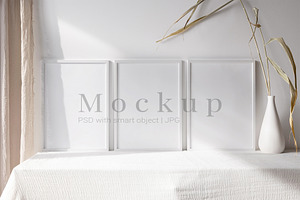 Photo Frames Mockup 3x4