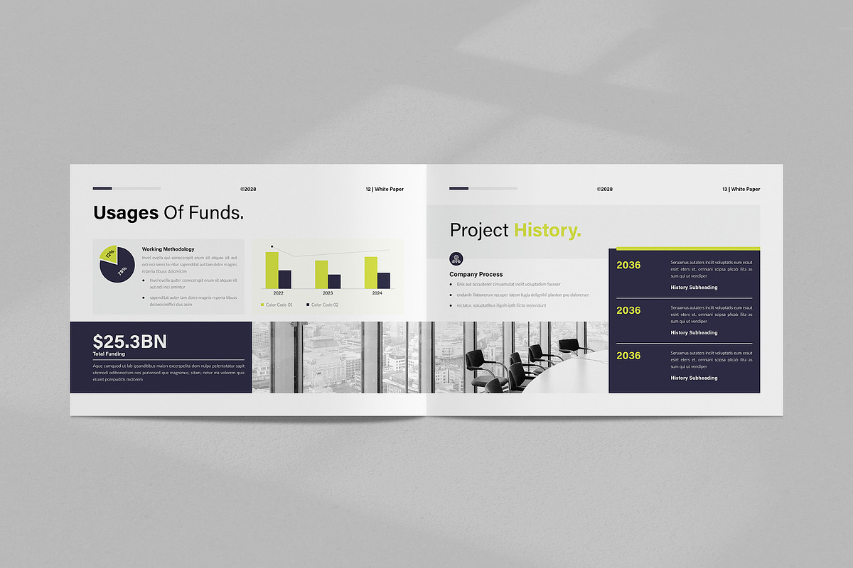 White Paper Template Landscape, a Brochure Template by NorthPeak (Photo 6 of 12)