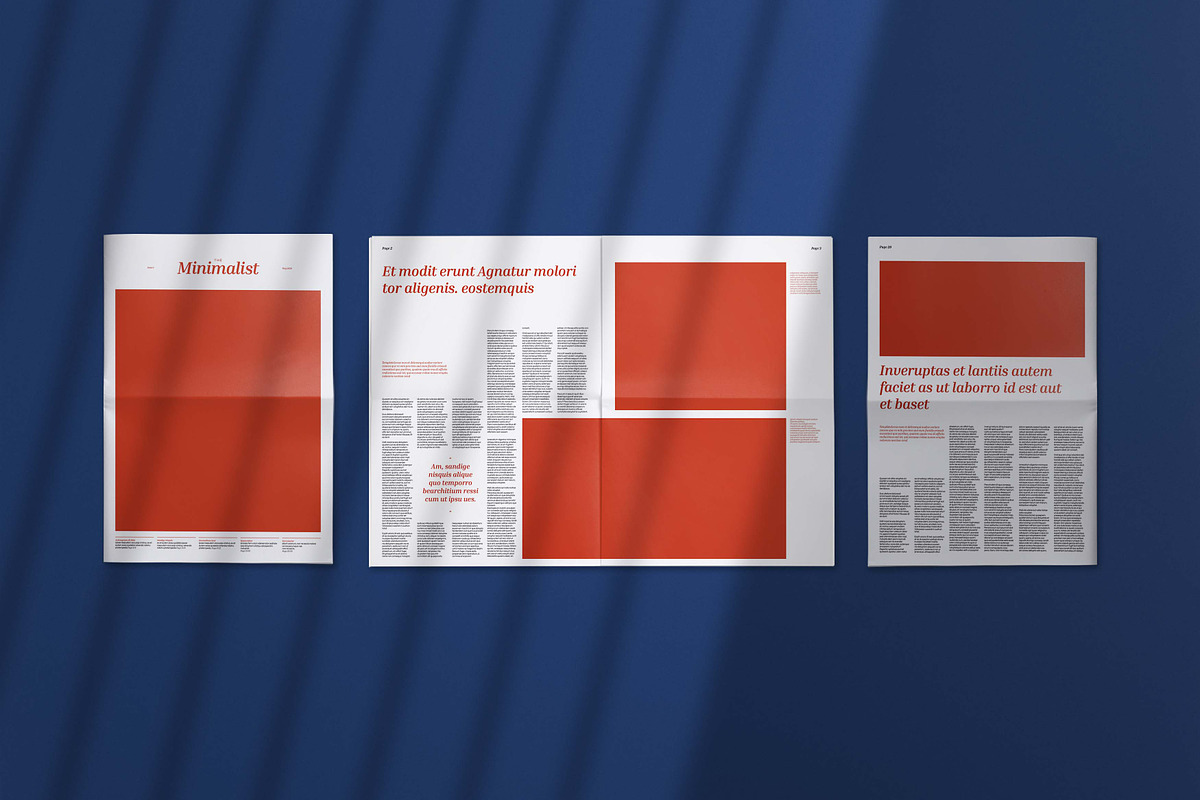 Broadsheet Newspaper Mockup, a Print Template by Dead Pixel Mockups (Photo 5 of 11)