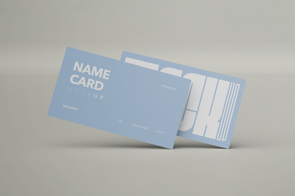 Business Card Mockups, an Advertising Mockup by Milka (Photo 2 of 4)