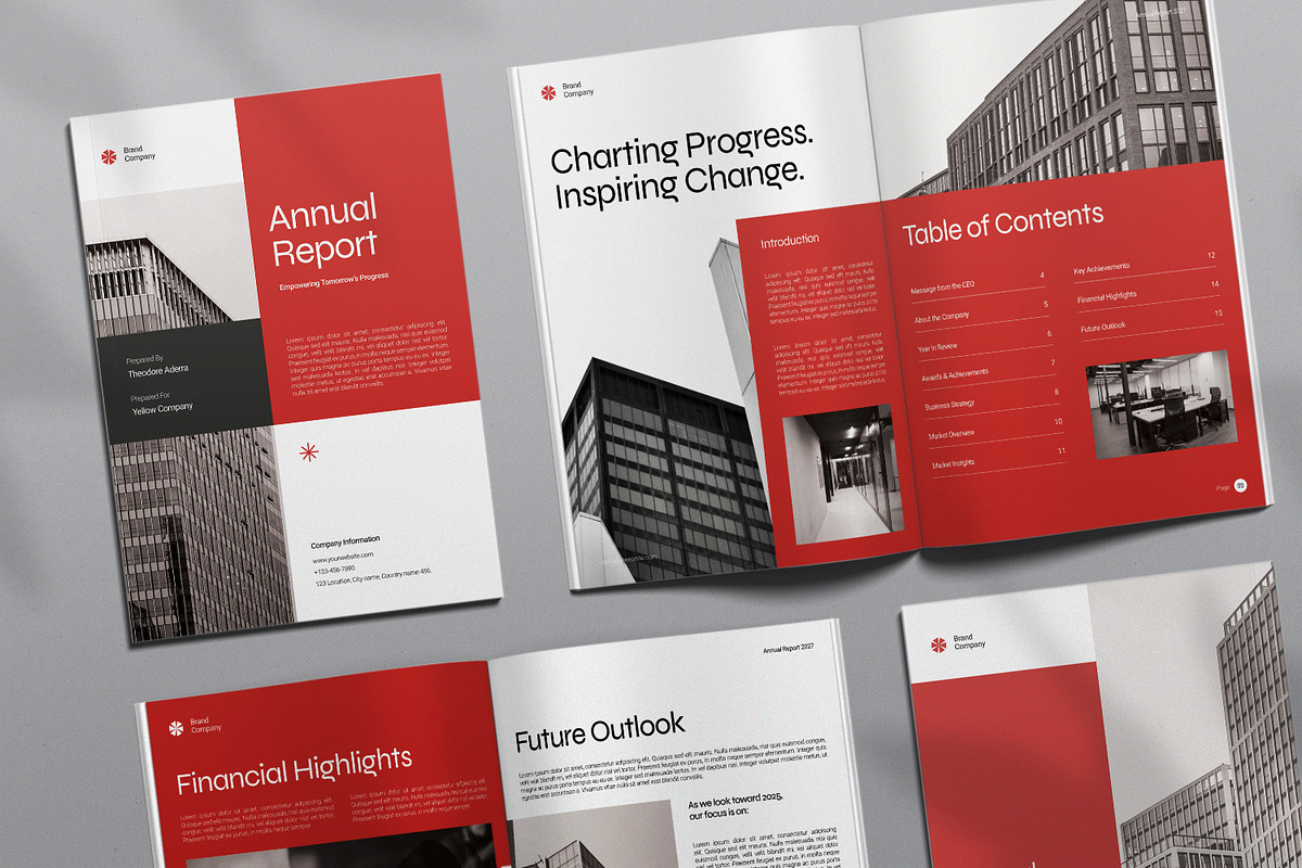 Annual Report Template preview 5