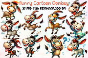 Funny Cartoon Donkey Sublimation Bun, an Illustration by Sublimation Artist (Thumbnail 1 of 6)