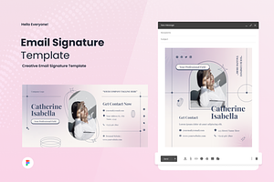 Yorane Aesthetic - Email Signature, an Email Template by SquidPixey