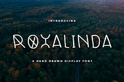 ROXALINDA FONT DISPLAY, a Sans Serif Font by NadaNora (Thumbnail 1 of 5)