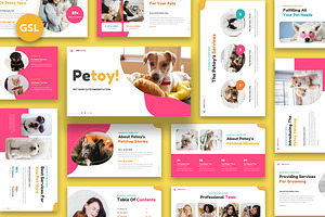 Petoy Pet Shop Google Slides, a Presentation Template by kerismaker