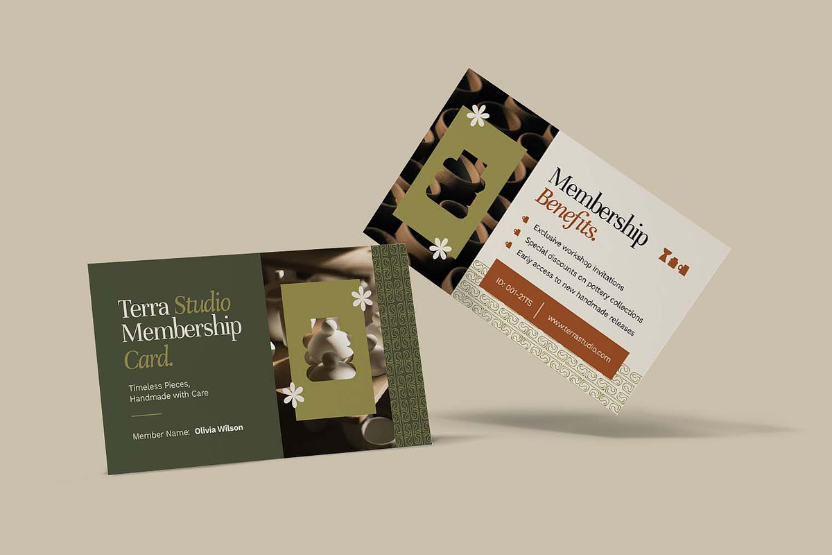 Terra Studio - Membership Card, a Card Template by Fannan Studio (Photo 3 of 3)