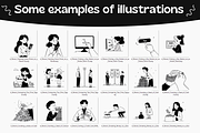 Notion Style Finance Illustrations, a Finance Illustration by DaisyStudio (Thumbnail 8 of 10)