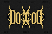 Doxog - Gothic Typeface Font, a Blackletter Font by QR Design Studio (Thumbnail 1 of 7)
