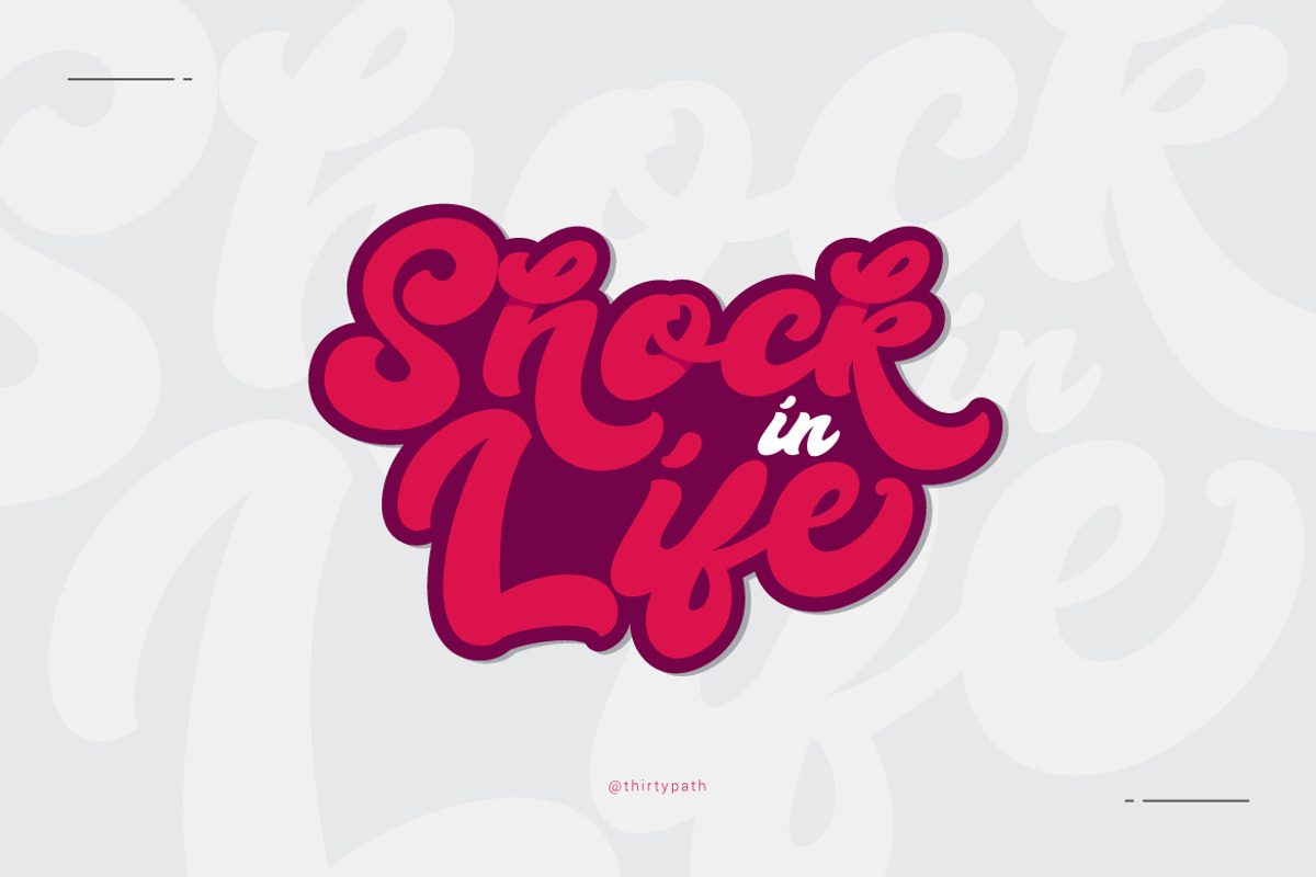 Boldie Script Typeface preview 6