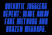 CS Despina Rippled, a Sans Serif Font by Craft Supply Co. (Thumbnail 5 of 8)