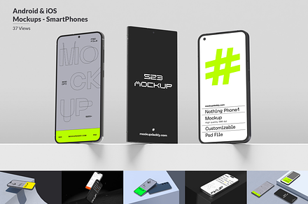 Android & iOS Mockups - SmartPhones