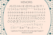 Memoirs Sans Modern Logo Font, a Sans Serif Font by Mila Garret (Thumbnail 15 of 15)