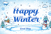 Snowy Smile – Playful Winter Script, a Script Font by cocodesign (Thumbnail 3 of 7)