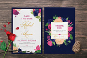 FLOWER WEDDING INVITATION SUITES, an Invitation Template by Totem Invitation House (Thumbnail 3 of 4)