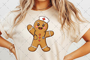 Gingerbread Christmas Nurse Doctor, an Illustration by Craft Nest (Thumbnail 6 of 6)
