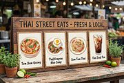 Thai Street Food 35 Clipart Bundle, a Food Illustration by Eyestudio (Thumbnail 3 of 6)
