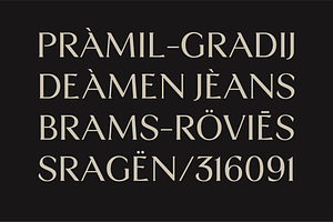 Grenda Modern Serif Font