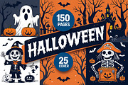 Spooky Halloween Clipart Bundle, an Illustration by yasushie (Thumbnail 1 of 26)