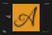 bricks photoshop template, a Pattern Graphic by kuro (Thumbnail 2 of 5)