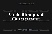 Orige – Extended Techno Display Font, a Sans Serif Font by Artiveko (Thumbnail 5 of 7)